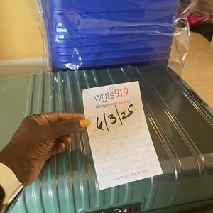 BEIS Wicked Green Carry On Luggage